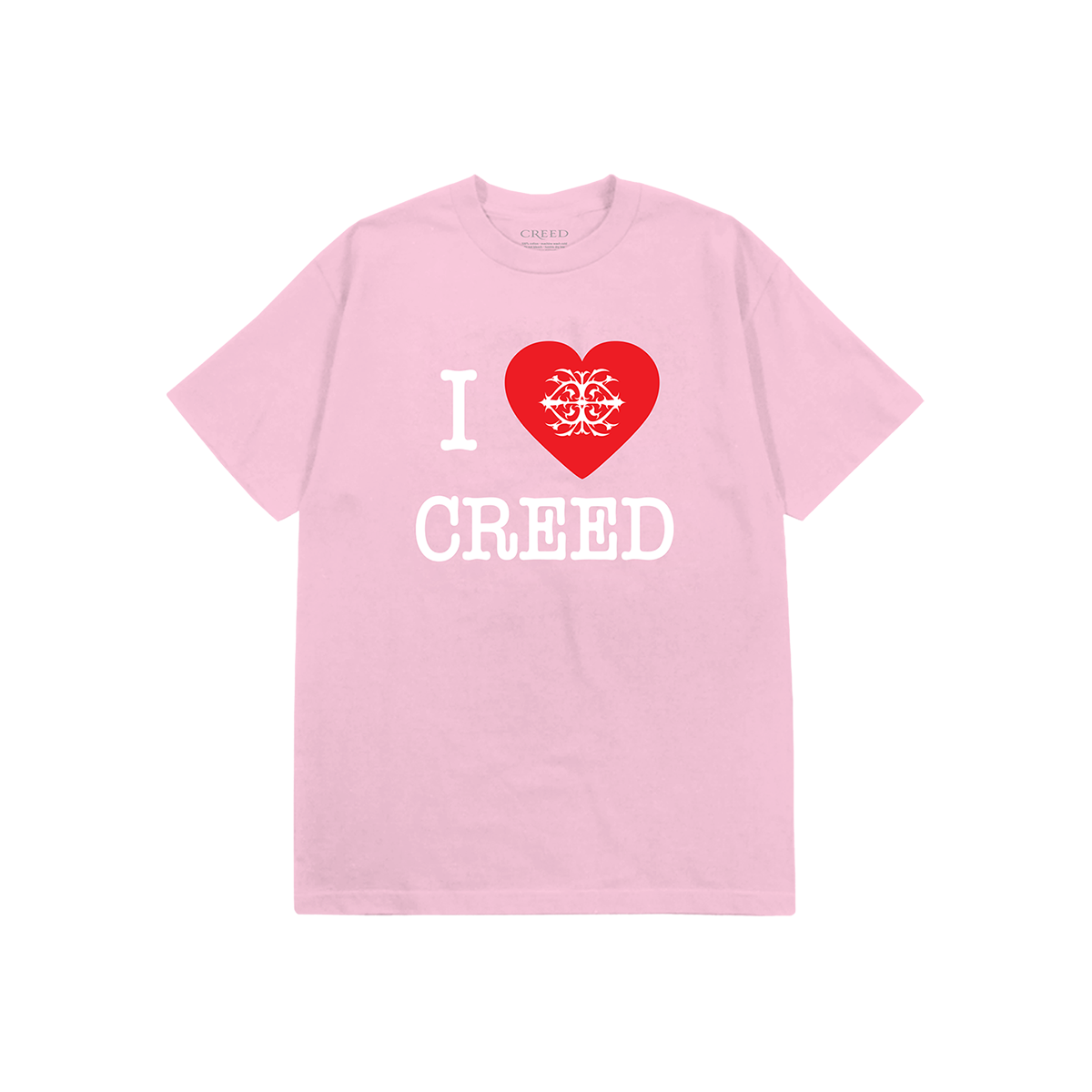 I Heart Creed Kids Tee - Pink