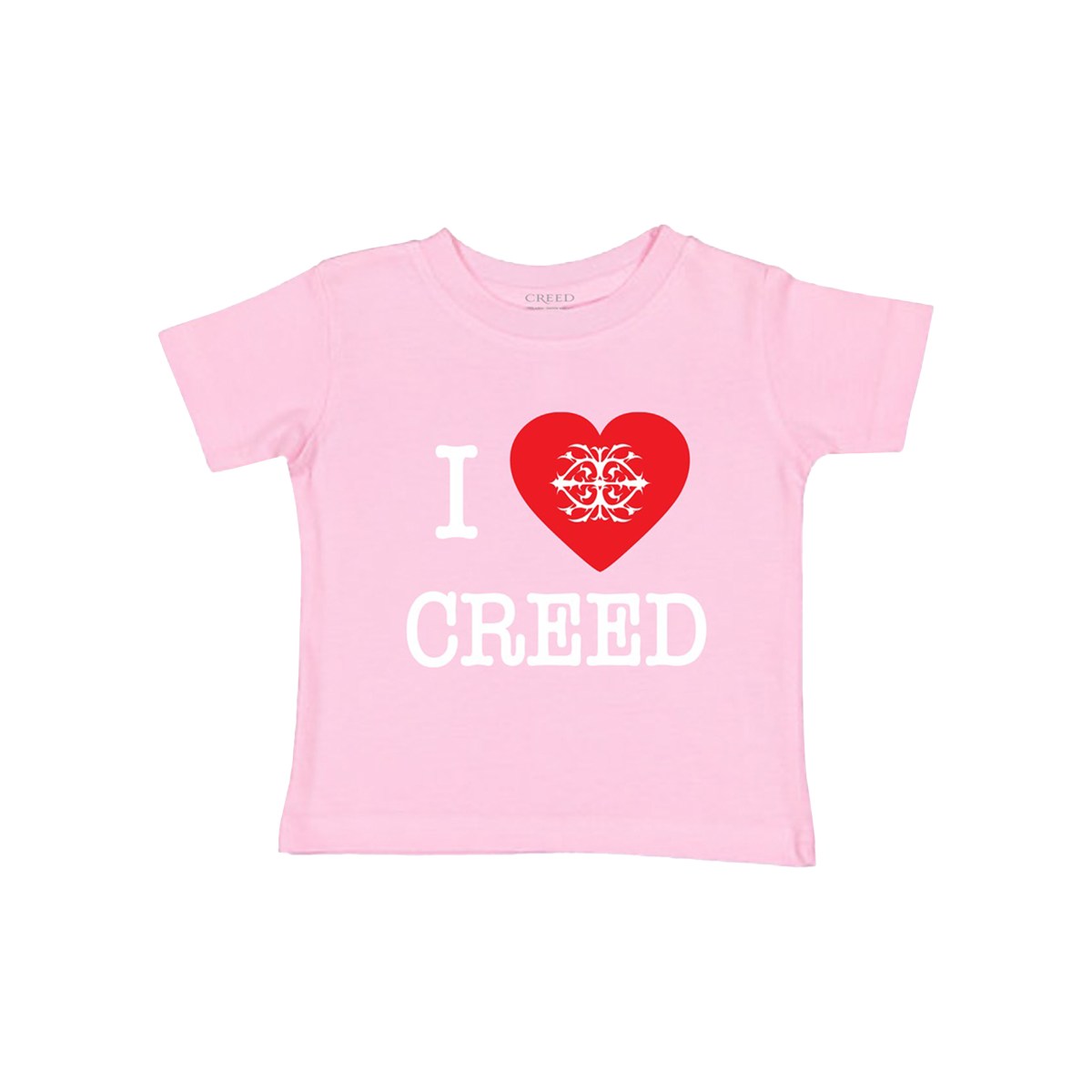 I Heart Creed Toddler Tee - Pink